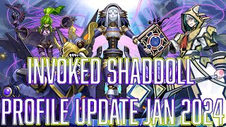 YUGIOH Invoked Shaddoll Deck profile JAN 2024 [upl. by Chenee]