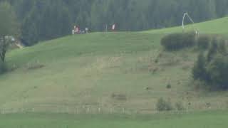 Die legendäre Hausbergkante des HahnenkammSkirennen der Streifabfahrt in KitzbühelTirol im Sommer [upl. by David]