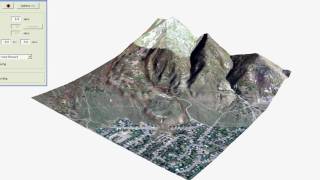 North Ogden Landslide  ArcScene Animation [upl. by Olympia]