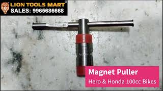 Magnet Puller for Bike  Magnet Puller Hero Honda 100CC 9965686668 [upl. by Eleets]