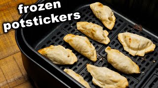 Air Fryer Frozen Potstickers  Dumplings in the air fryer [upl. by Aseram591]