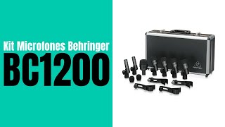 REVIEW DO KIT DE MICROFONES BEHRINGER BC 1200 PARA BATERIAS COM 7 PEÇAS [upl. by Pharaoh780]