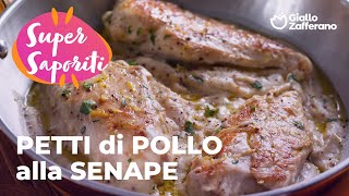 PETTI di POLLO alla SENAPE  RISULTATO MORBIDO e SAPORITO😋🍗💛 [upl. by Enneirdna881]