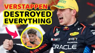 Verstappen wins Brazil GP and TAKES DOWN Lando Norris [upl. by Vina81]