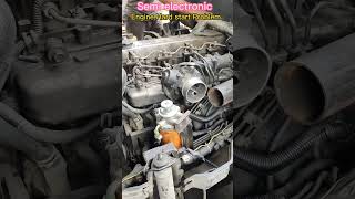 Engine Hard start Problem Semi electronic shortsvideo [upl. by Gib651]