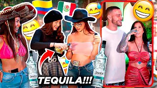 COLOMBIANOS prueban tequila por primera vez TIENES QUE VERLO 😂😂 [upl. by Aneehsor]