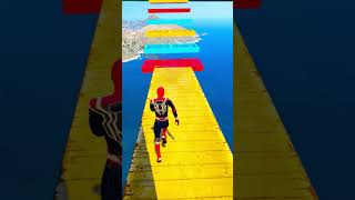 GTA 5 Epic Ragdolls Spider Man Jumps Fails ep 370 gta grandtheftauto youtubeshorts [upl. by Nitin]