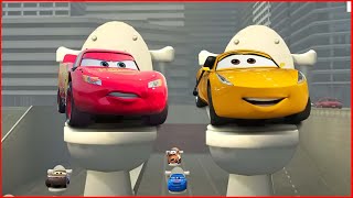 Lightning McQueen x Cruz Ramirez  Skibidi Toilet Meme Song [upl. by Britta821]