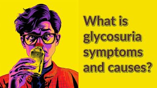 What is glycosuria symptoms and causes [upl. by Main]