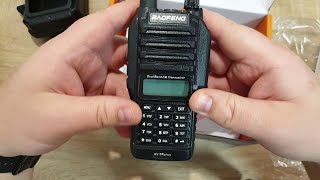 Radiotelefon BAOFENG UV9R plus 8wat Prezentacja Unboxing [upl. by Onahpets318]