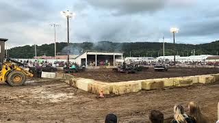 Juneau County Fair Demo Derby 2024 Full Size [upl. by Tildy]