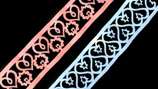 Beautiful Paper Cutting Border Designs  Bulletin Board Border Design Soft board border [upl. by Stralka]