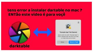 baixar darktable para mac e instalar sem error [upl. by Lienaj]