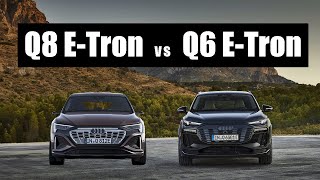 Audi Q6 ETron vs Audi Q8 ETron  Which Should You Buy [upl. by Pegeen]