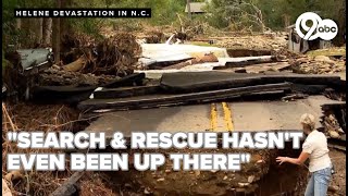 quotIts emotionalquot Small North Carolina community devastated by flood damage after Hurricane Helene [upl. by Herald960]