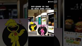 Quand Kickin va à McDo avec Picky pourtoi kickinchicken mcdo pickypiggy viralshorts [upl. by Jensen810]