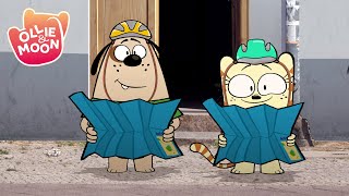 A wild goose chase in Berlin  Ollie and Moon English  Full Episode  Season 1  Cartoons for kids [upl. by Milore]