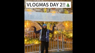 Vlogmas Day 2 🎄 Bryant ParkGym 🏋🏻‍♀️ [upl. by Melise]