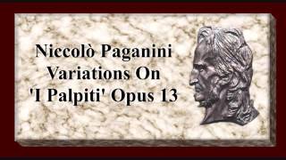 Paganini  Variations on I Palpiti [upl. by Ybbed]