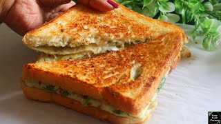 OMG This is so Delicious  Spicy amp Cheesy Bread Omelette Sandwich Recipe  Easy Breakfast Recipe [upl. by Edijabab]