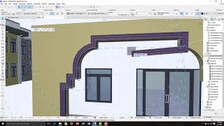 CREATING CUSTOM ARCHITRAVE IN ARCHICAD [upl. by Hamehseer]