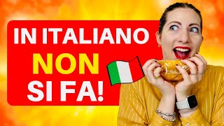 NON Esiste in Italiano 8 Cose che nella lingua italiana NON si dicono perché non si può 🇮🇹 [upl. by Gershon]