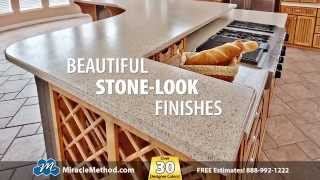 Miracle Method Countertop Refinishing [upl. by Atnoek]