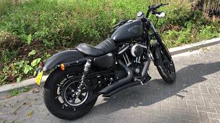 Harley Davidson Sportster 883 Iron  Vance and Hines Big Radius exhaust [upl. by Persse]