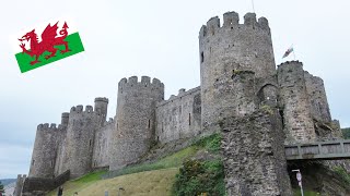 CONWY CASTLE WELCOME TO THE MIDDLE AGES 4K [upl. by Veronike]