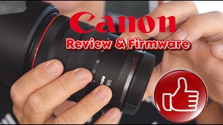 Canon RF 24105mm F4L IS USM  Review amp Firmware amp Tesd Video 4K [upl. by Neelyak]