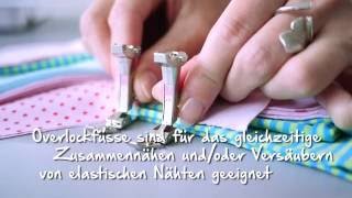 Tutorial Videoanleitung zu BERNINA Overlockfuss Nr 2 [upl. by Divan]