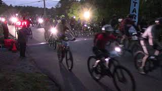 Starts of the Vermont 50 Mountain Bike and Ultra Run Mount Ascutney 92621 [upl. by Assetal10]