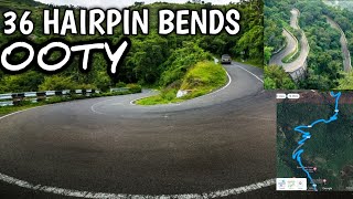 36 Hairpin Bends Road  World Most Zig Zag Road in Ooty  Bangalore to Ooty Road Trip  Ooty By Car [upl. by Ruffina214]