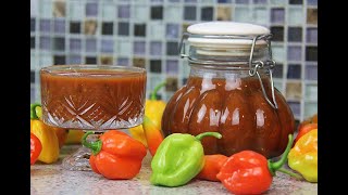 Tamarind Peppersauce hot sauce  wing sauce TastyTuesdays  CaribbeanPotcom [upl. by Oirevlis]