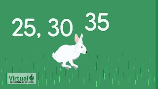 Grade 1 Math One Hundred Bunnies Counting by Fives Song [upl. by Coheman]