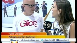 Glice® synthetic ice skating rink on Uruguay TV Teledoce [upl. by Grania]