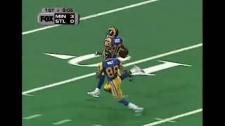 Isaac Bruces 77Yard Touchdown Vikings vs Rams 1999 NFC Divisional Playoff Game [upl. by Velma]