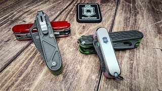 4 Different Custom Swiss Army Knives [upl. by Nosned]