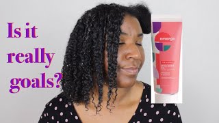 Emerge style goals gel review  natural hair  Briszell’s Way [upl. by Oulman422]