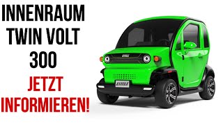 E Microcar Kabinenroller Mopedauto Twin Volt 300 Innenraum [upl. by Weatherley]