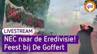 LIVE NEC door naar de Eredivisie Feest bij het Goffertstadion  Omroep Gelderland [upl. by Werdnaed]