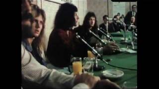 Queen  Live In Japan 1975  Press ConferenceTea Ceremony [upl. by Cart]