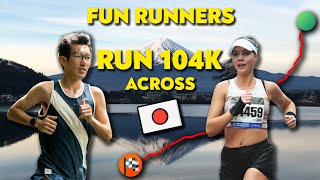 We Ran 100km from Tokyo to Mt Fuji HAKONE EKIDEN [upl. by Oirotciv]