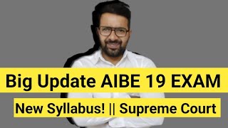 Good News AIBE 19 EXAM  SC Allows Final Year Law Students To Appear For All India Bar Examination [upl. by Yvette179]