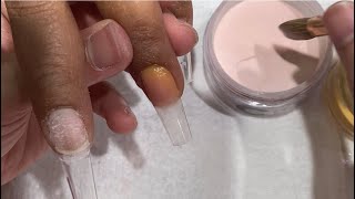 Acrylic Ombre For Beginners  Nail Art  Nails Tutorial [upl. by Lonni375]