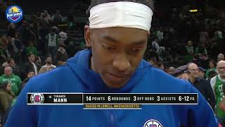 Terance Mann Talks After Teaming Up with James HardenKawhi Leonard to Lead LA Clippers beat Celtics [upl. by Madox]