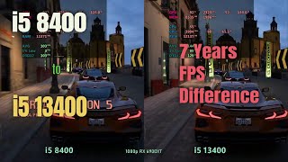 i5 13400 vs i5 8400 in 2024 [upl. by Maidel]