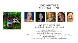 Webinar om de livsviktige mineralene med presentasjon av Fulvic [upl. by Ilzel]