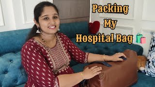 Whats in my Hospital Bag  Packing Hospital Bag for My Delivery  Kannada vlogs [upl. by Wakerly64]