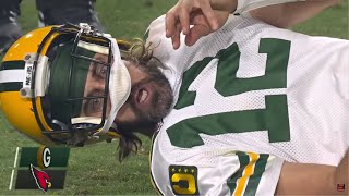 Cardinals Defender With Dirty Hit on Aaron Rodgers 😮  Cardinals vs Packers [upl. by Averyl]